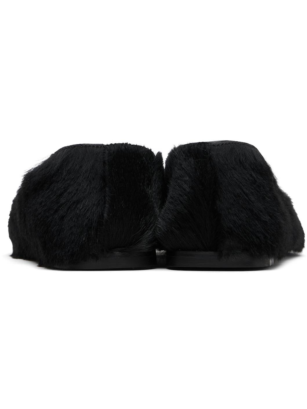 Black Square Ballerina Flats - 2