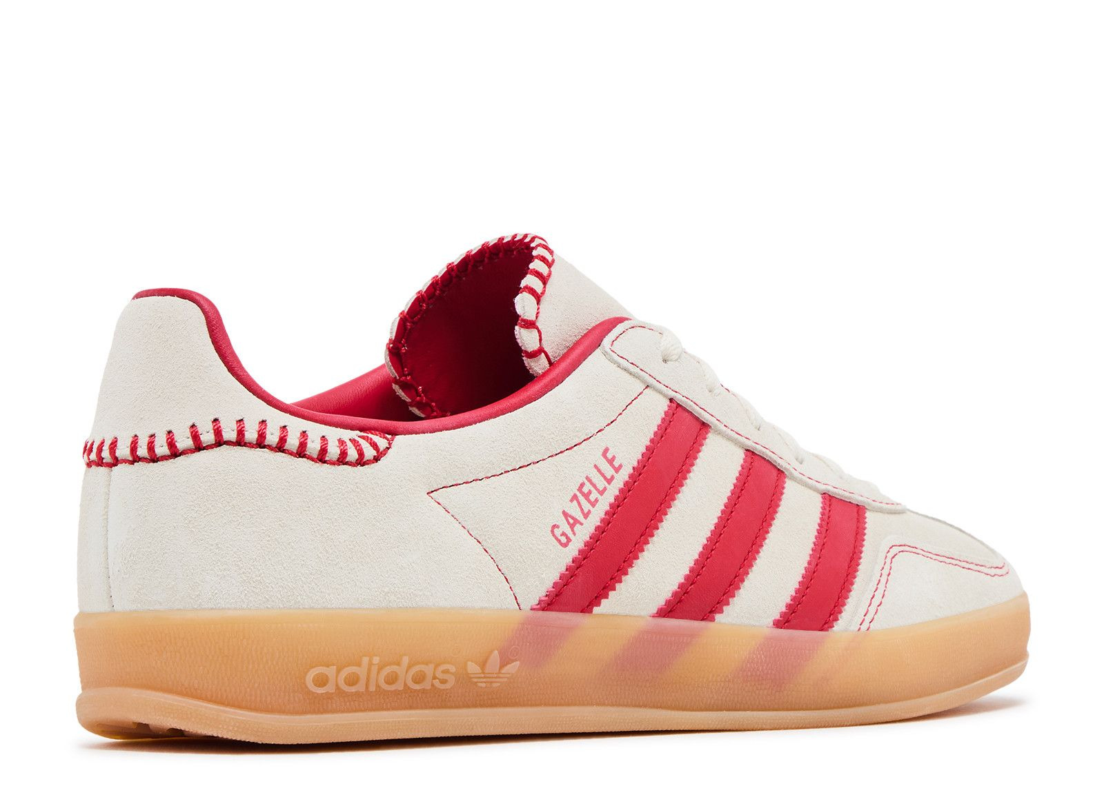 WMNS GAZELLE INDOOR 'BEIGE SCARLET GUM' - 3