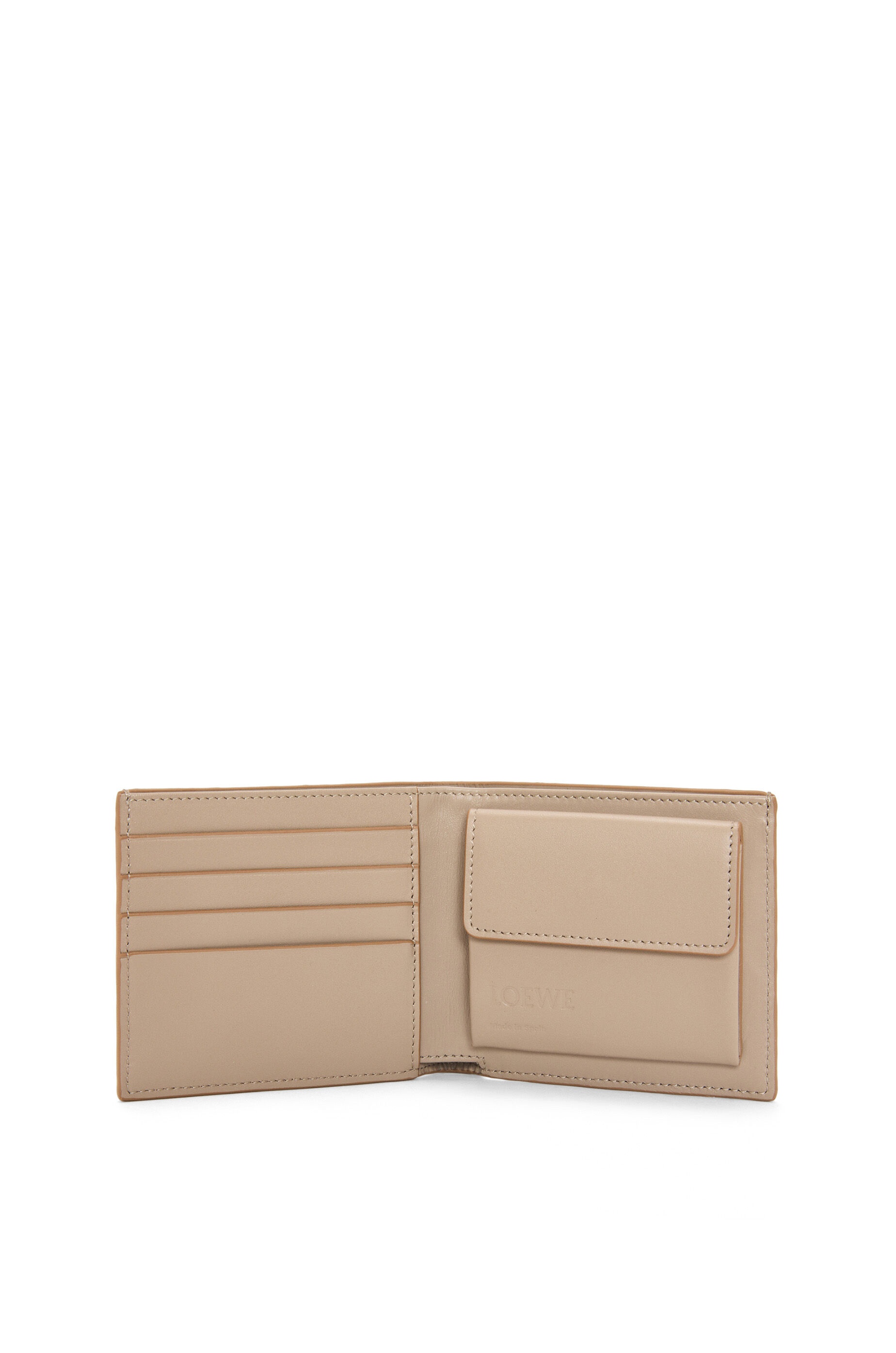 Bifold coin wallet in soft grained calfskin - 2