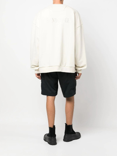 JUUN.J embroidered-logo cotton sweatshirt outlook