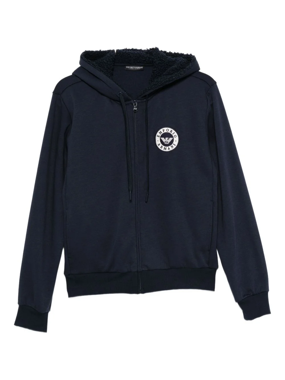 logo-patch hoodie - 1