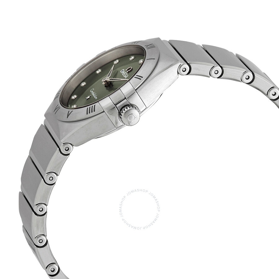 Omega Constellation Quartz Diamond Green Dial Ladies Watch 131.10.28.60.60.001 - 2