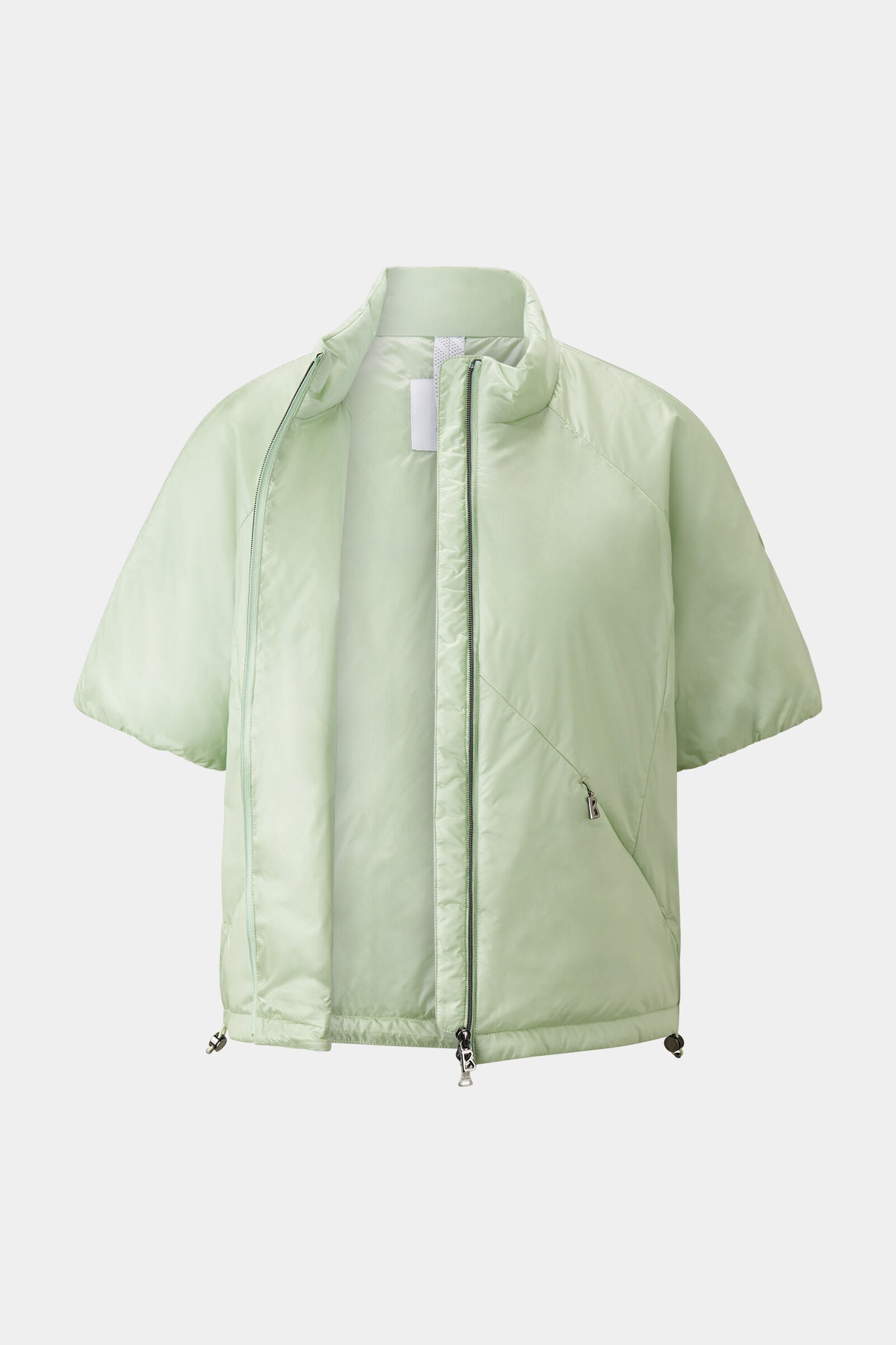Britany lightweight quilted vest in Mint - 9
