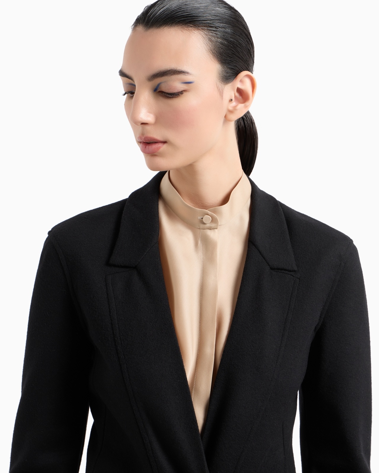 ASV SINGLE-BREASTED JACKET IN WOOL DOUBLE JERSEY - 5
