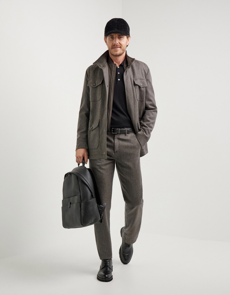 Canali BLACK SEAMLESS CANALI NUVOLA POLO IN EXTRA-FINE MERINO WOOL outlook