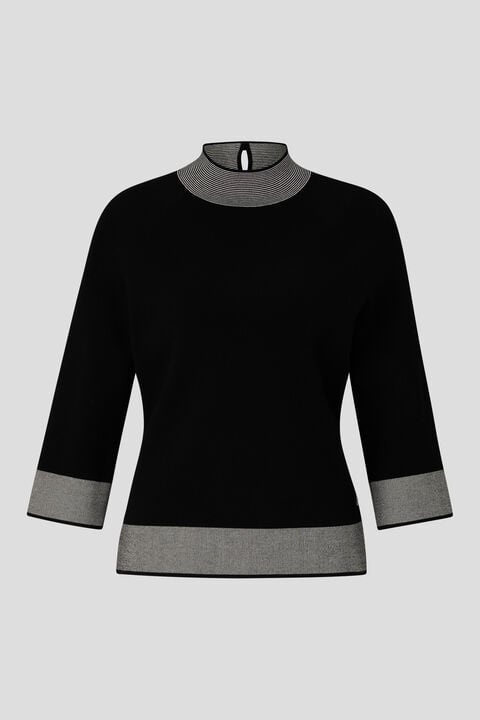 Magda sweater in Black/White - 1