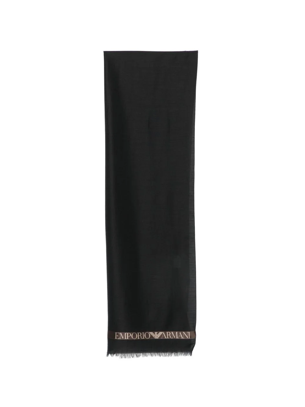 logo-print scarf - 1