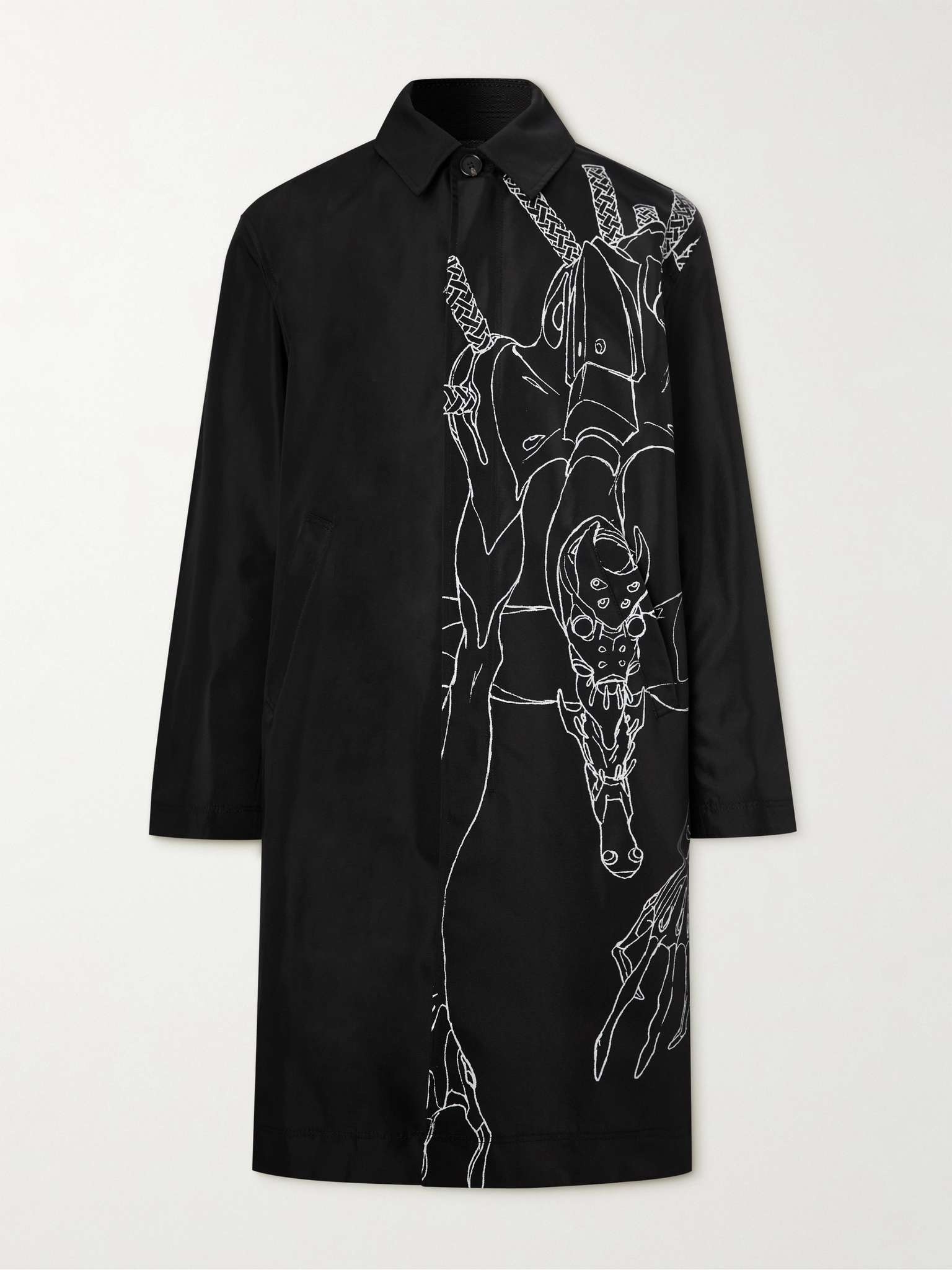 + Neon Genesis Evangelion Printed Nylon Coat - 1