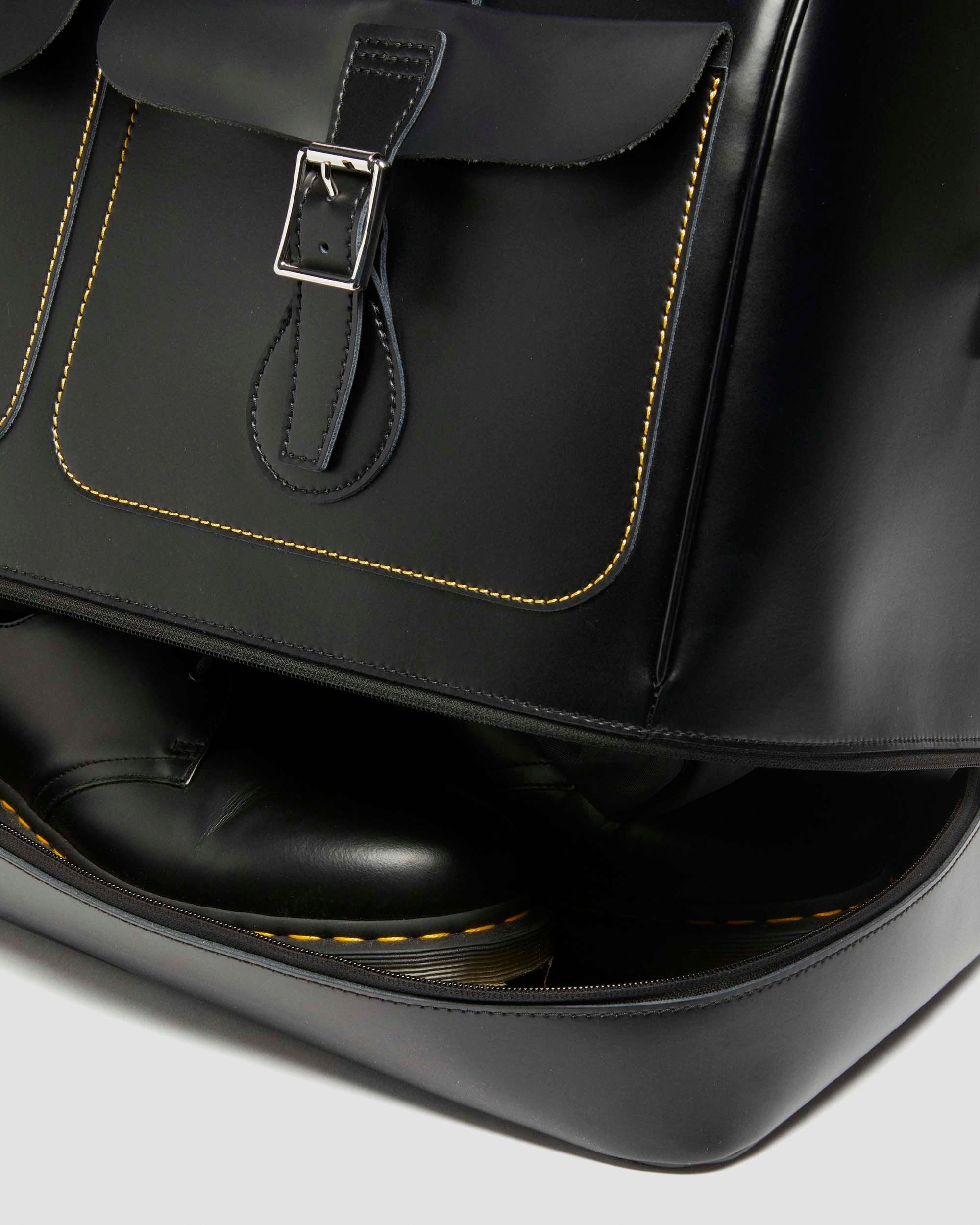 Smooth Leather Weekender Bag - 3