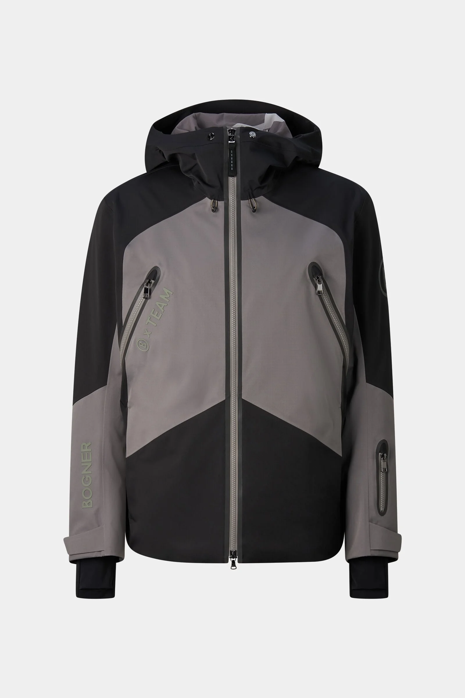 Jasper Ski Jacket in Gray/Black - 1