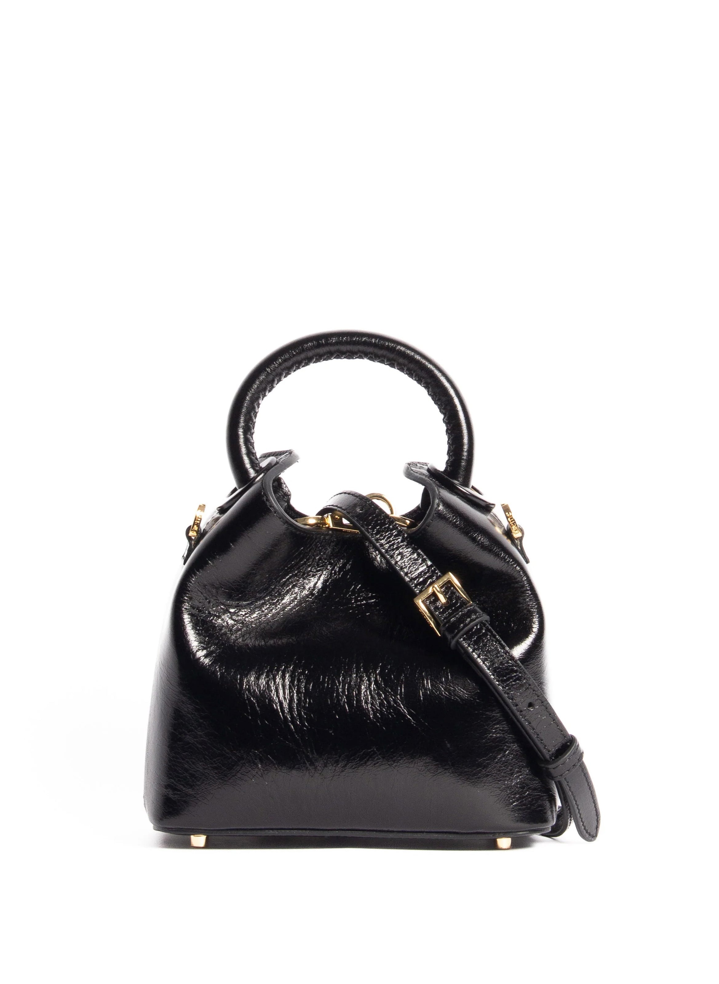 Madeleine Crinkled Leather Black - 3