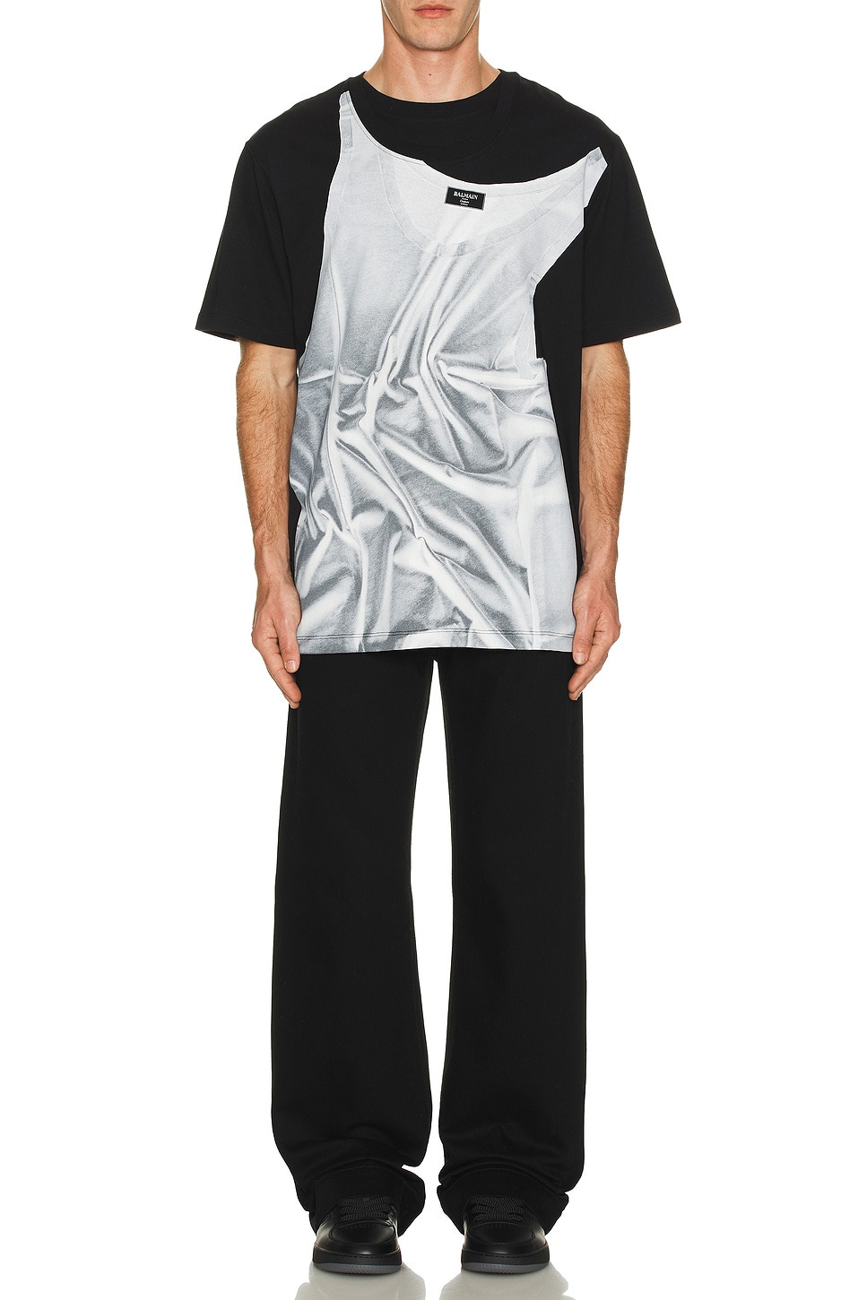 Tank Top Trompe Loeil T-Shirt - 4