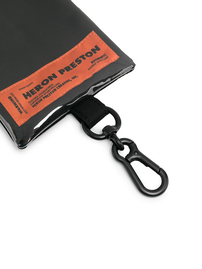 Heron Preston logo-patch keyring outlook