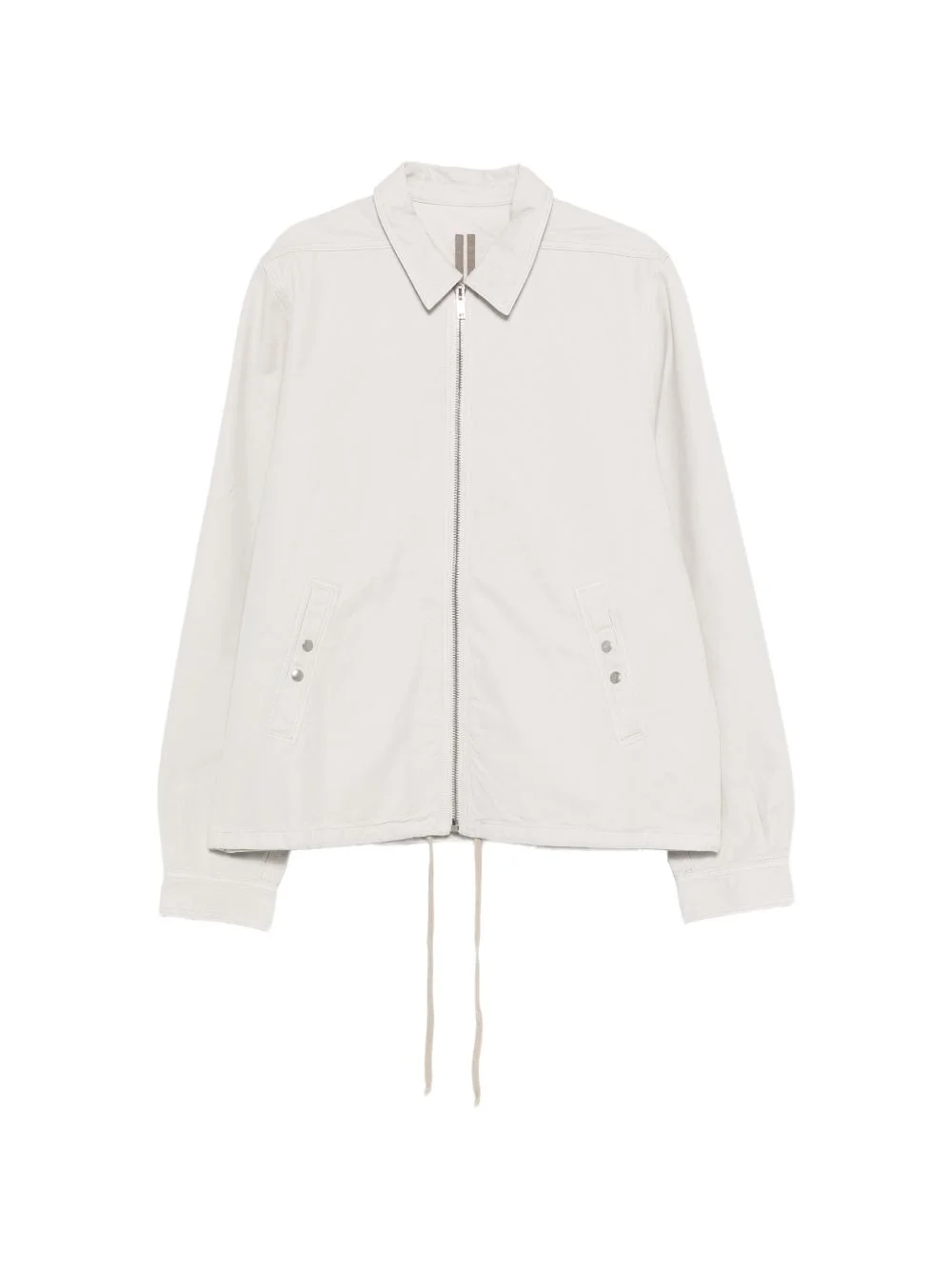 zip-up shirt jacket - 1
