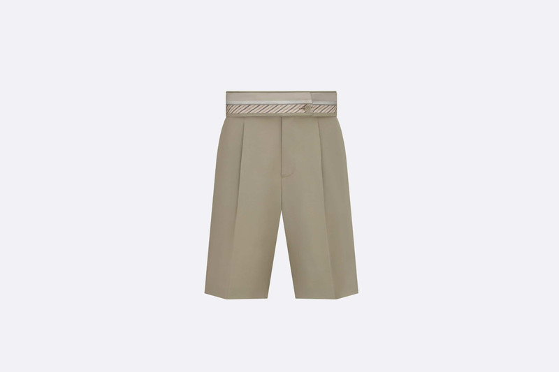 Bermuda Shorts with Turned-Down Waistband 1