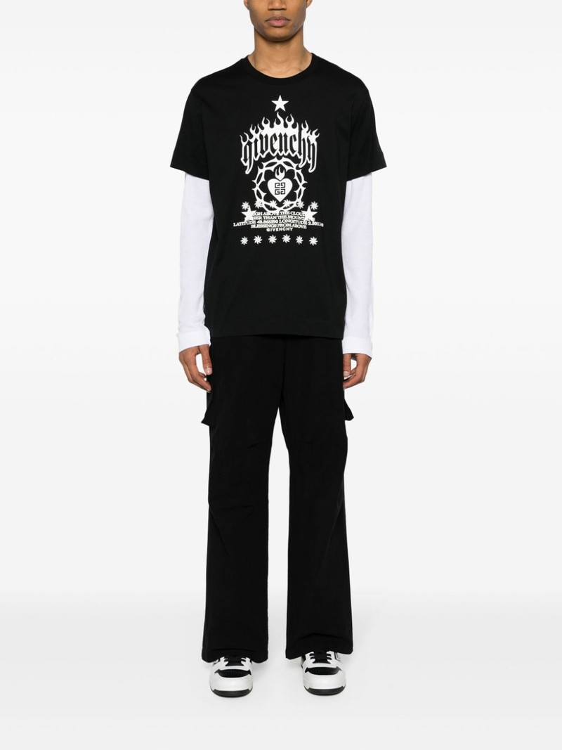 Givenchy layered-sleeve T-shirt outlook
