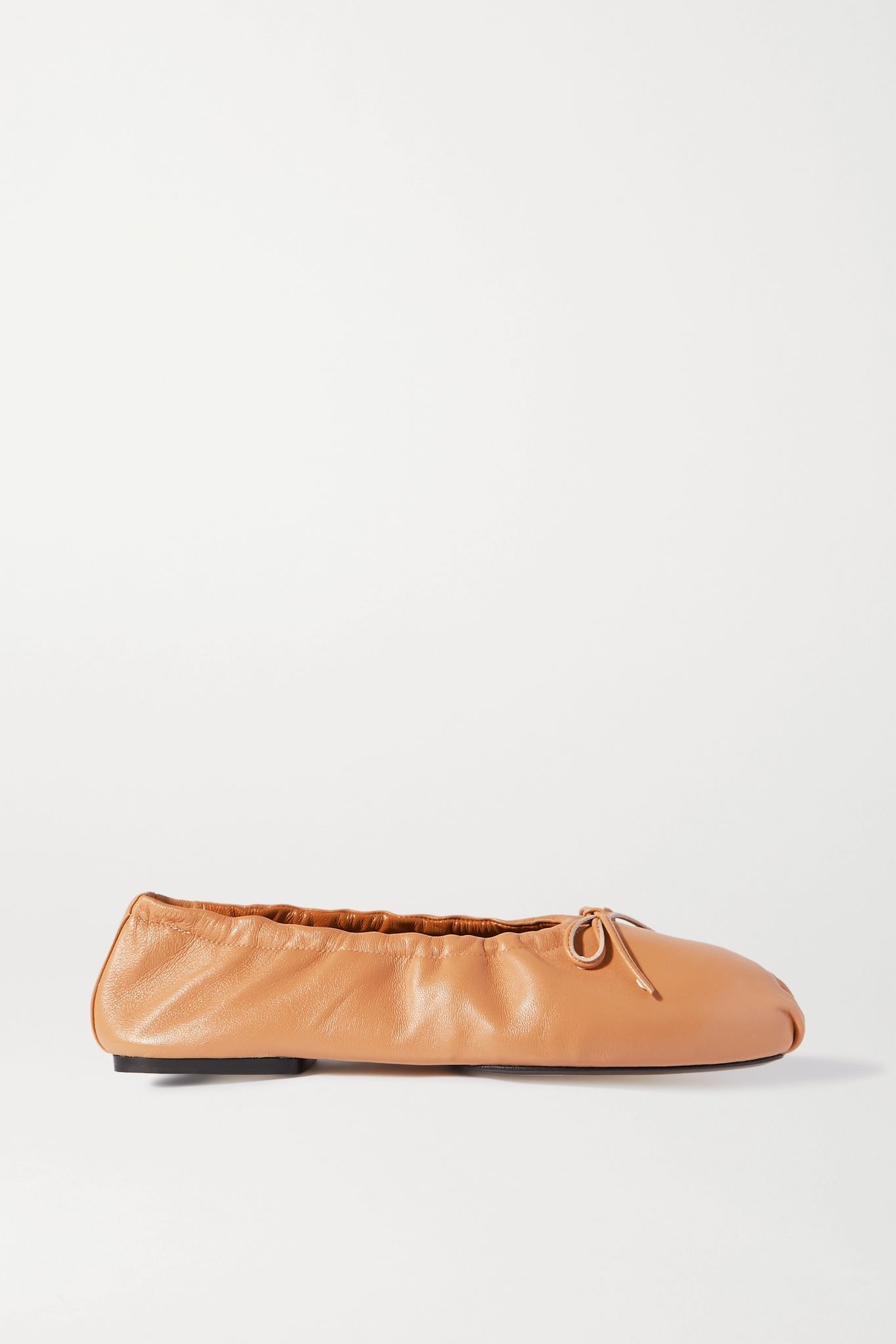 Ashland bow-embellished leather ballet flats - 1