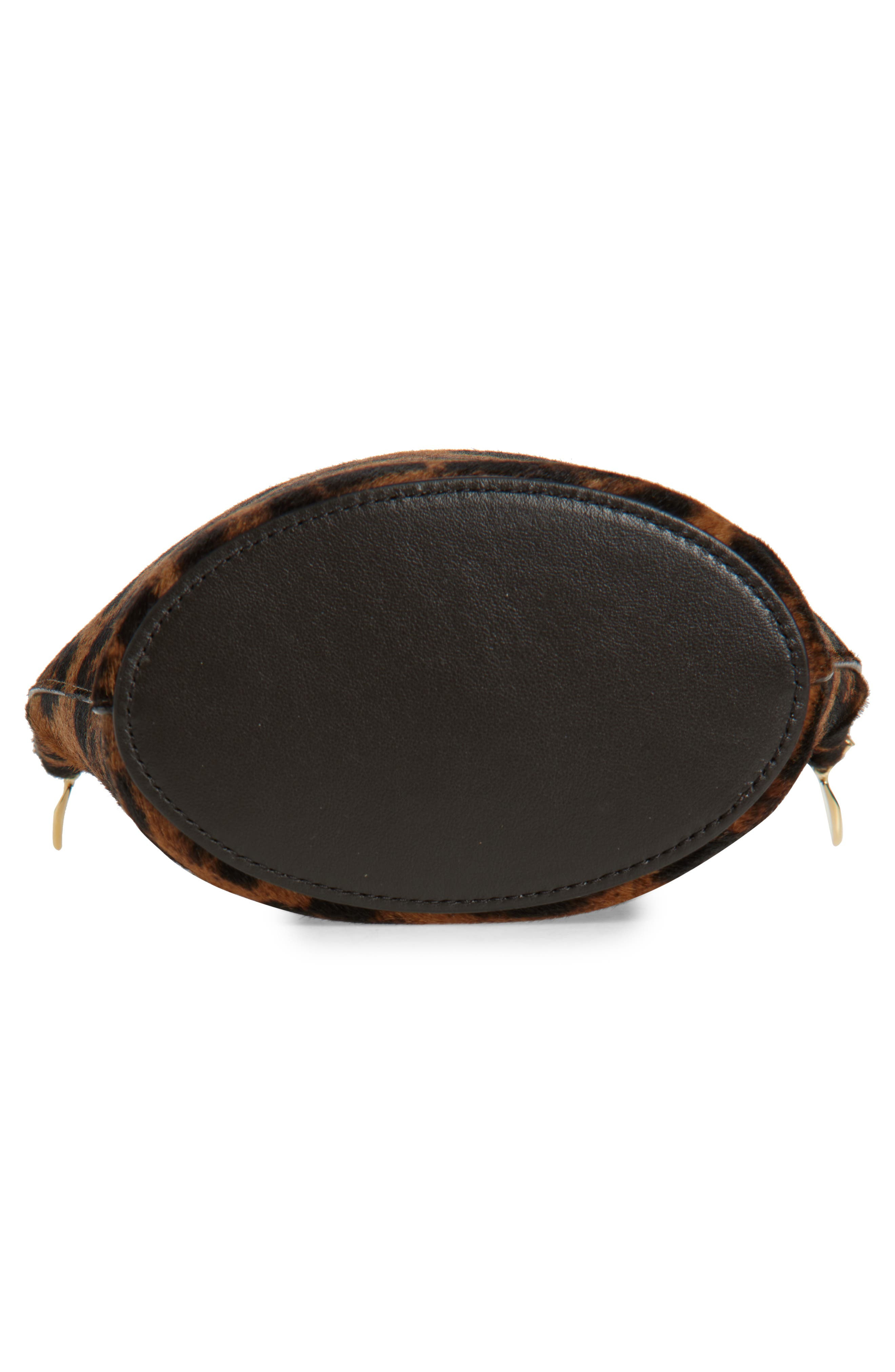 Mini Tod's Magenta Bag Genuine Calf Hair Bucket Bag in Cammello Ch/Palissandro at Nordstrom - 6