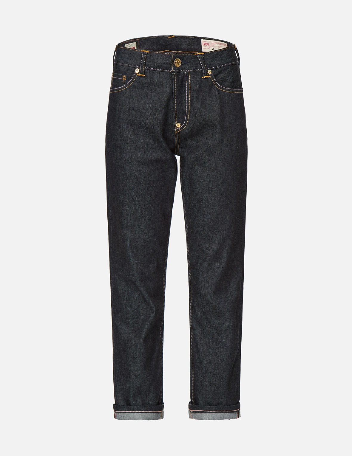 GRADATED FLORAL MOTIF EMBROIDERED DAICOCK BOYFRIEND JEANS - 2