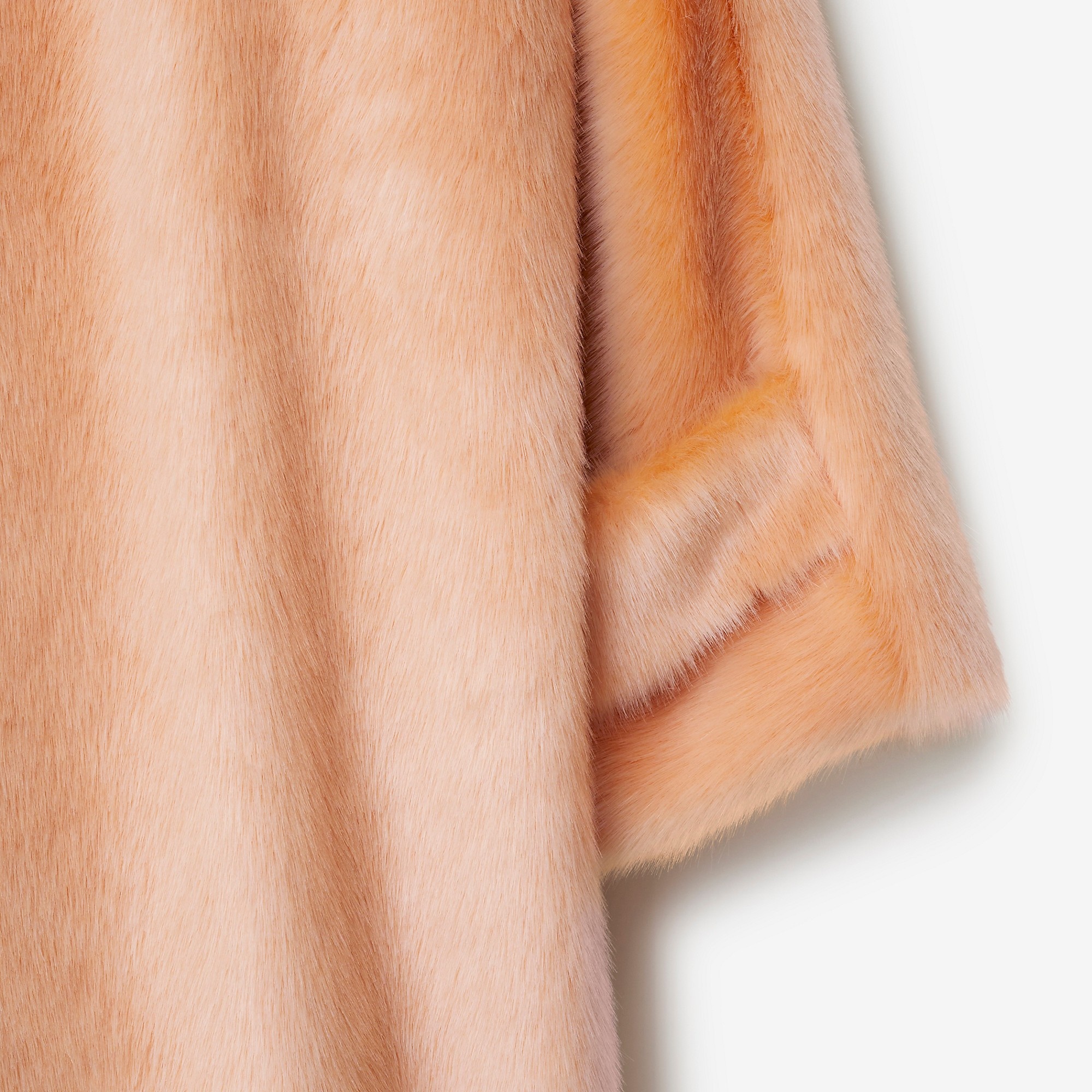 Long Faux Fur Car Coat - 6