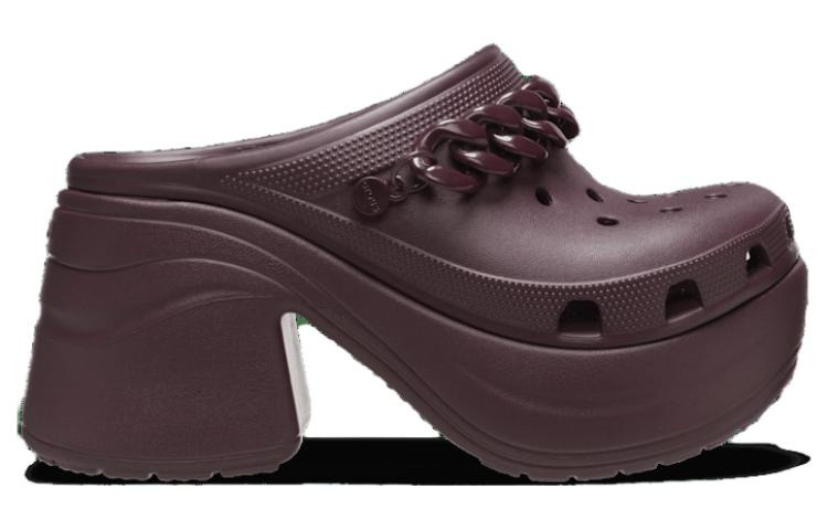 (WMNS) Crocs Siren Chain Clog 'Dark Cherry' 209018-6WD - 3