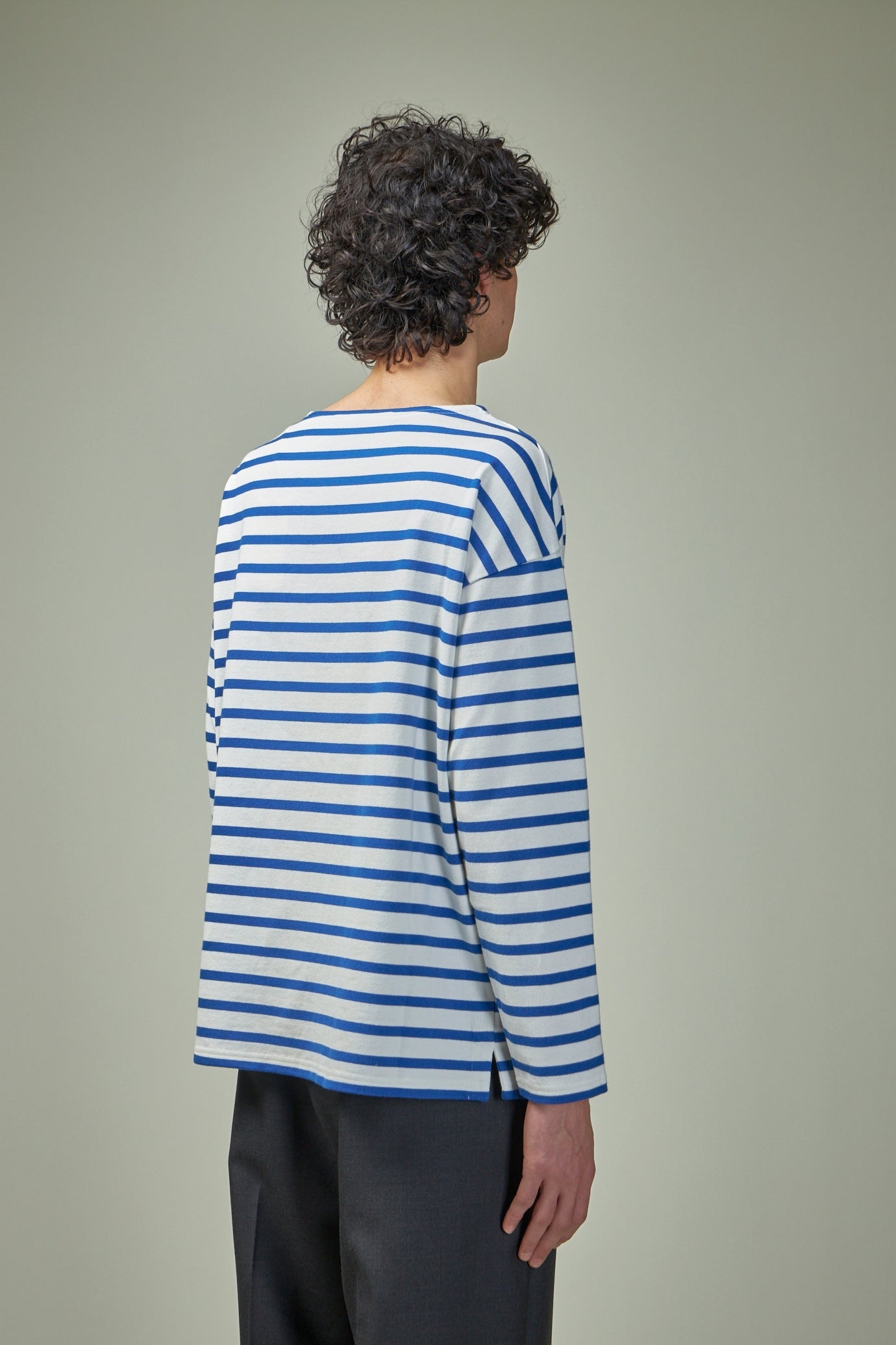 Long-Sleeved Cotton T-Shirt with Chez Valentino Print - 3