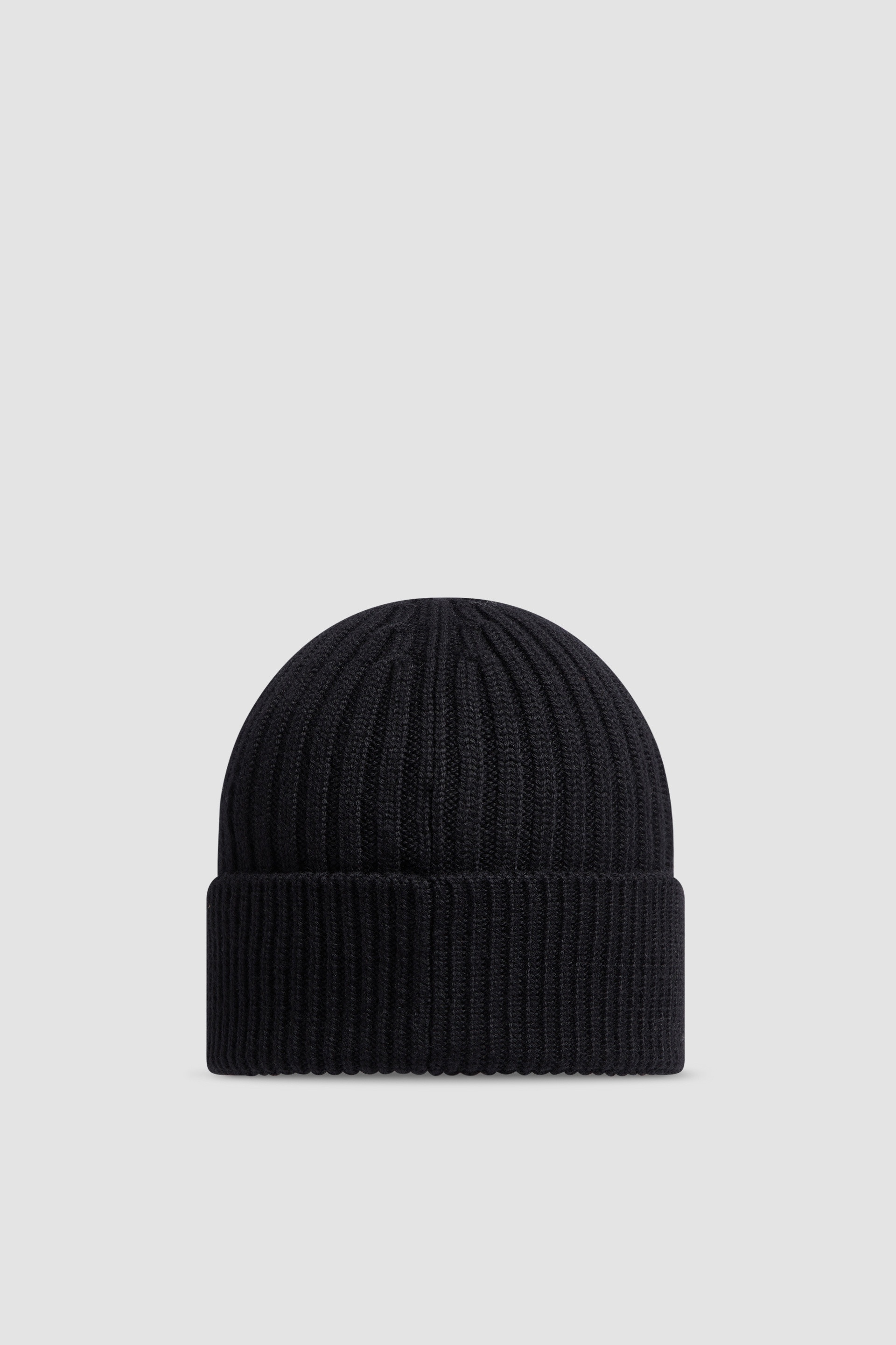 Ribbed Knit Wool Beanie - 4