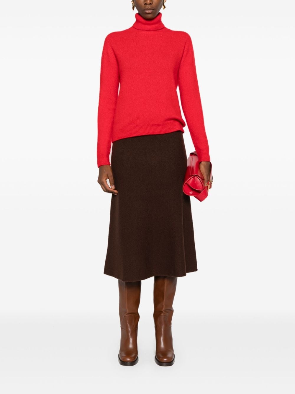 A-line midi skirt - 2