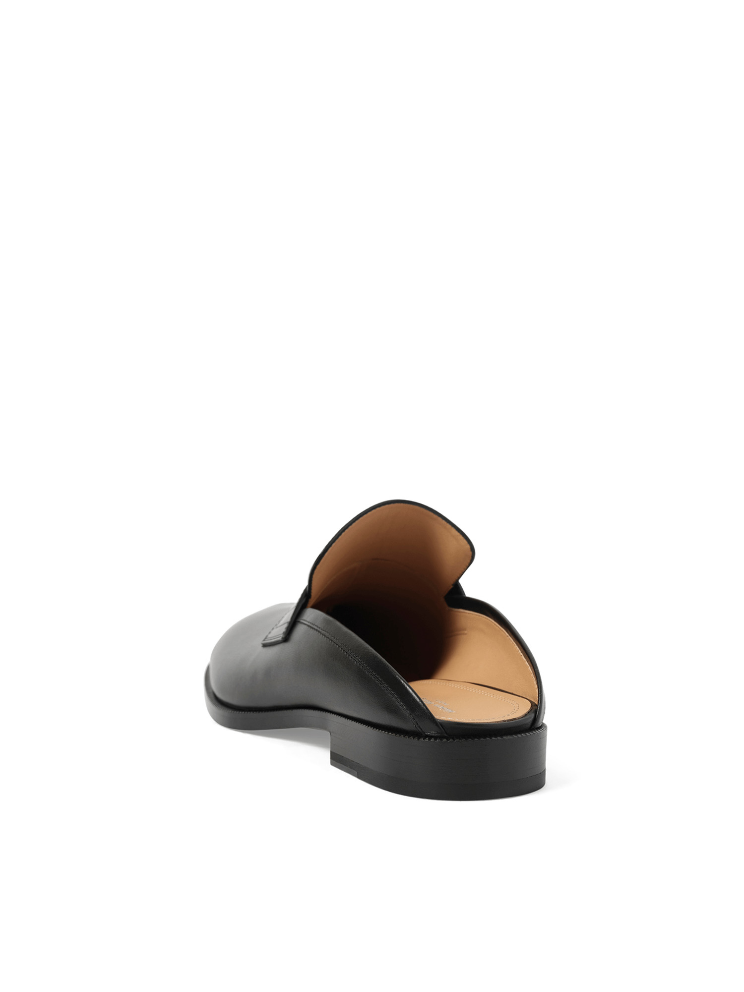 Tabi Loafer Mule in Black - 3