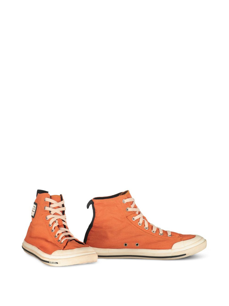 Diesel high-top logo sneakers outlook