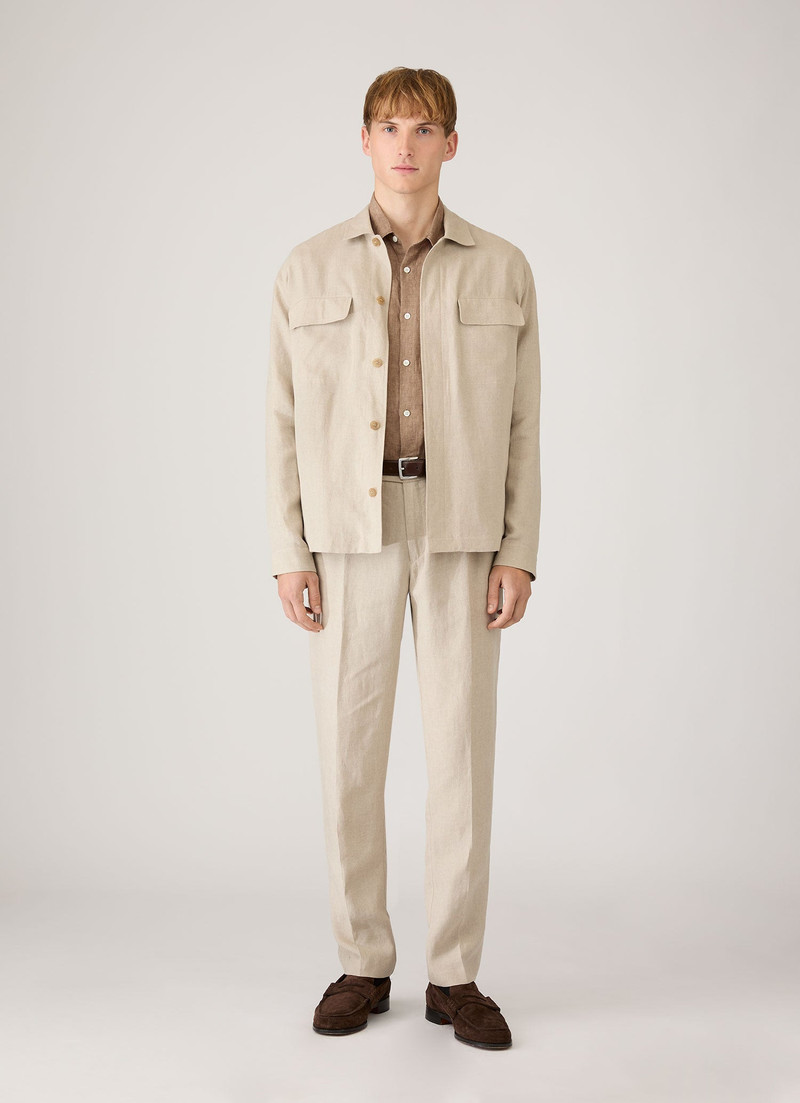 Sunspel Linen Overshirt outlook