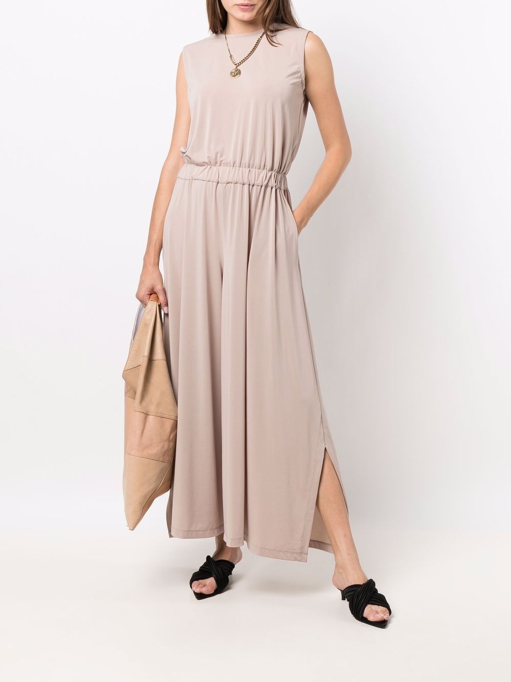 cropped wide-leg jumpsuit - 2