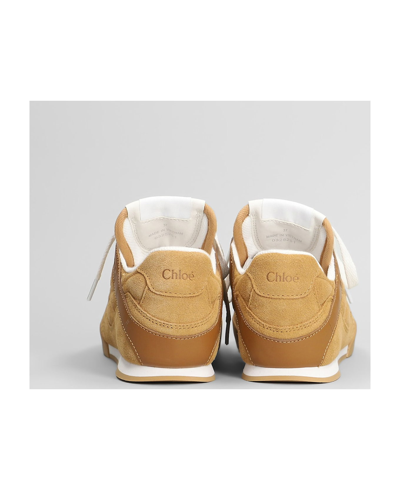 Kick Sneakers In Camel Suede - 4
