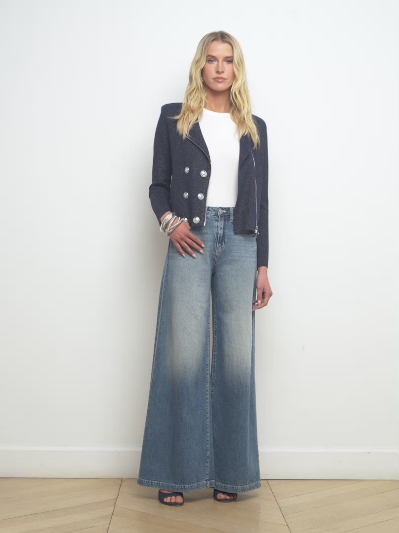 Chia Knit Biker Jacket - 8