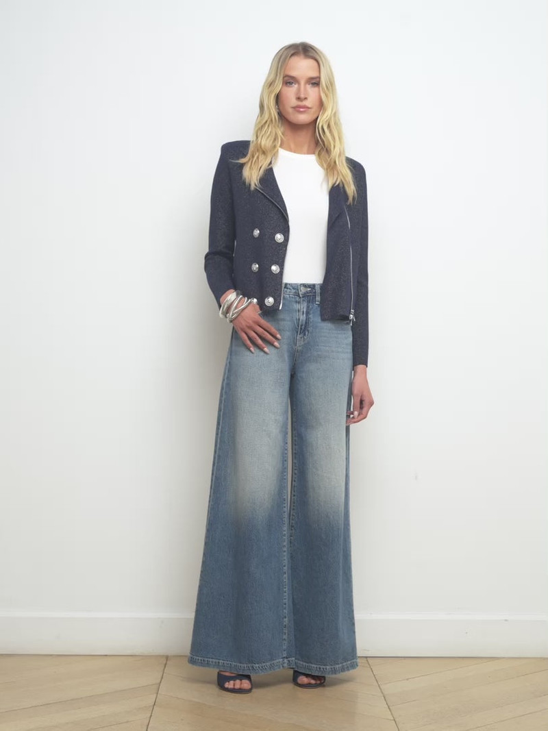 Chia Knit Biker Jacket 8