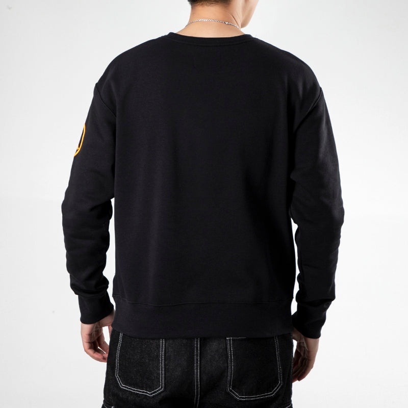 Air Jordan Basketball Print Digital Crewneck Pullover Fleece Sweatshirt For Men Black DD3877-010 - 4
