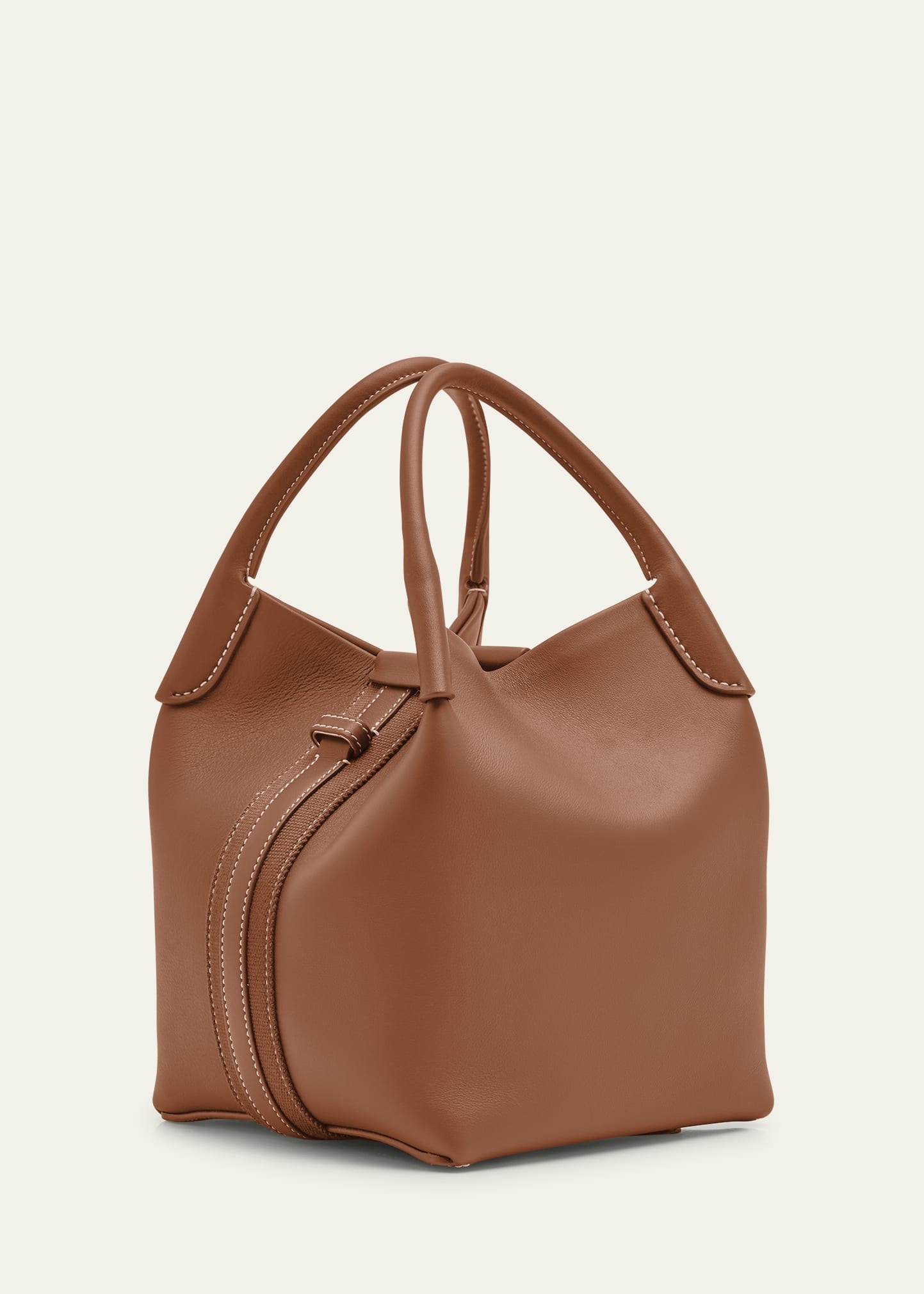Bale Leather Top-Handle Bag - 3