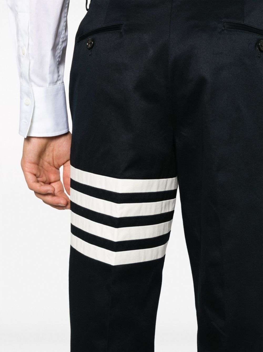 4-Bar unconstructed chino trousers - 5