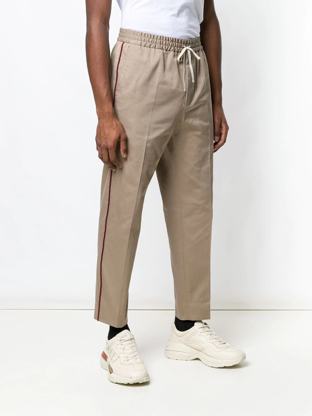 web detail trousers - 3