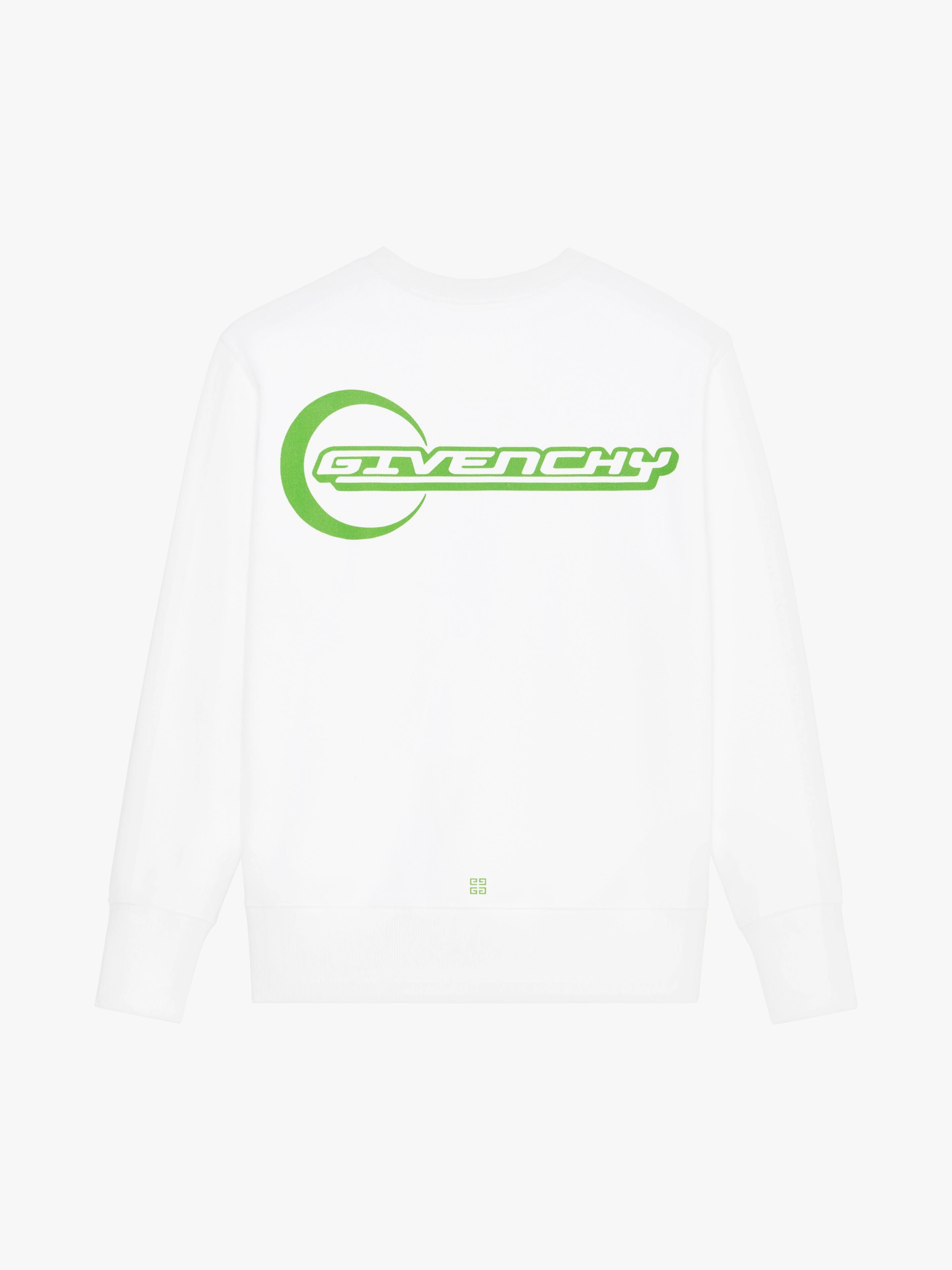 SLIM-FIT SWEATSHIRT IN PRINTED FLEECE - 5