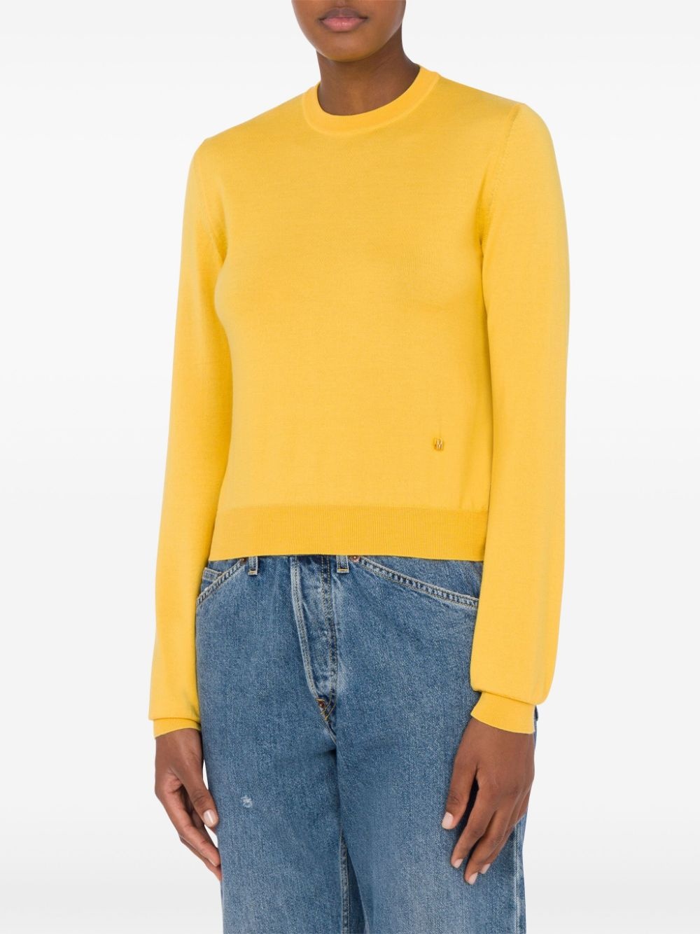 logo-plaque sweater - 2