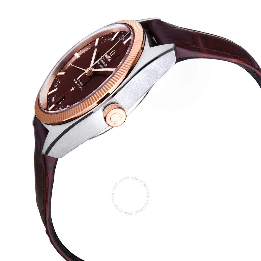 Omega Globemaster Annual Calendar Automatic Chronometer Burgundy Dial Men's Watch 130.23.41.22.11.00 - 2