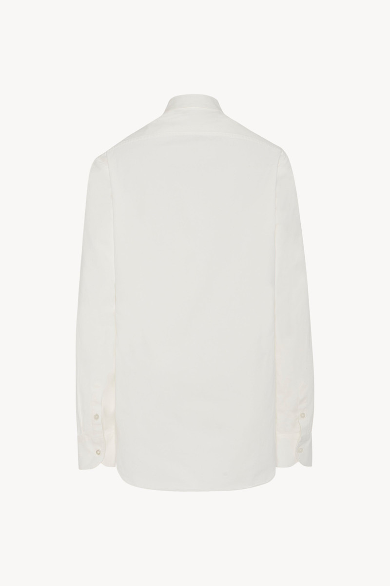The Row Derica Shirt in Cotton and Cashmere outlook