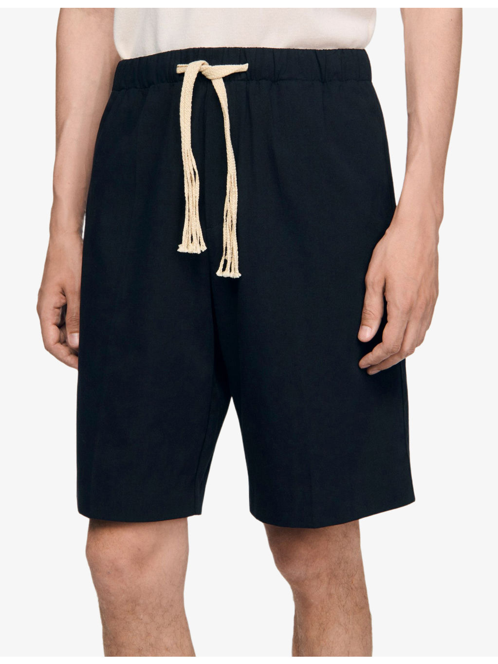 Elasticated-Waist Relaxed-Fit Cotton Shorts - 5
