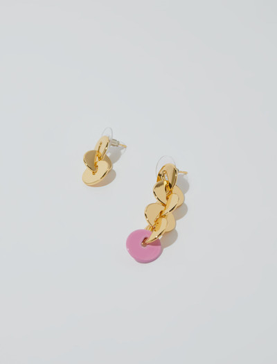 maje Enameled earrings outlook