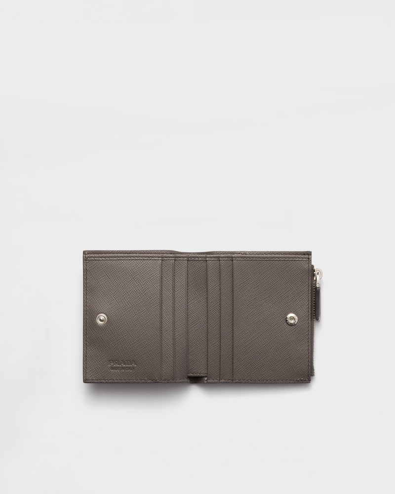 Prada Small Saffiano leather wallet outlook