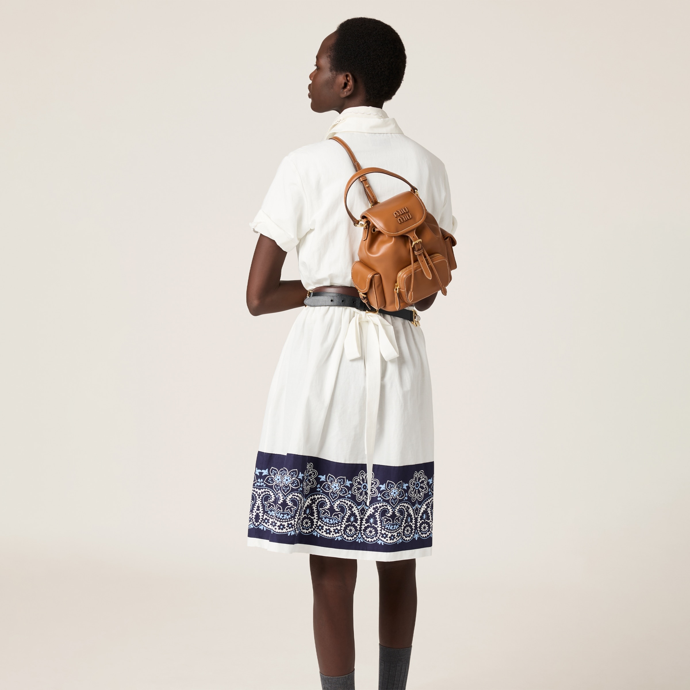 Leather backpack - 8