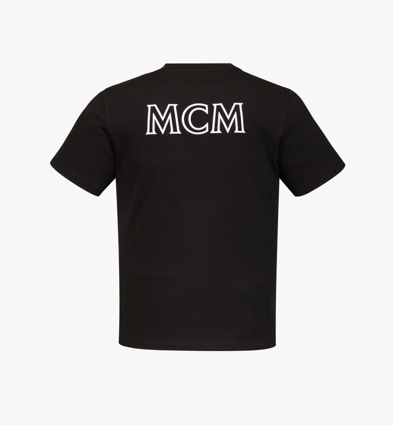 Men’s MCM Essentials Logo T-Shirt in Organic Cotton 3