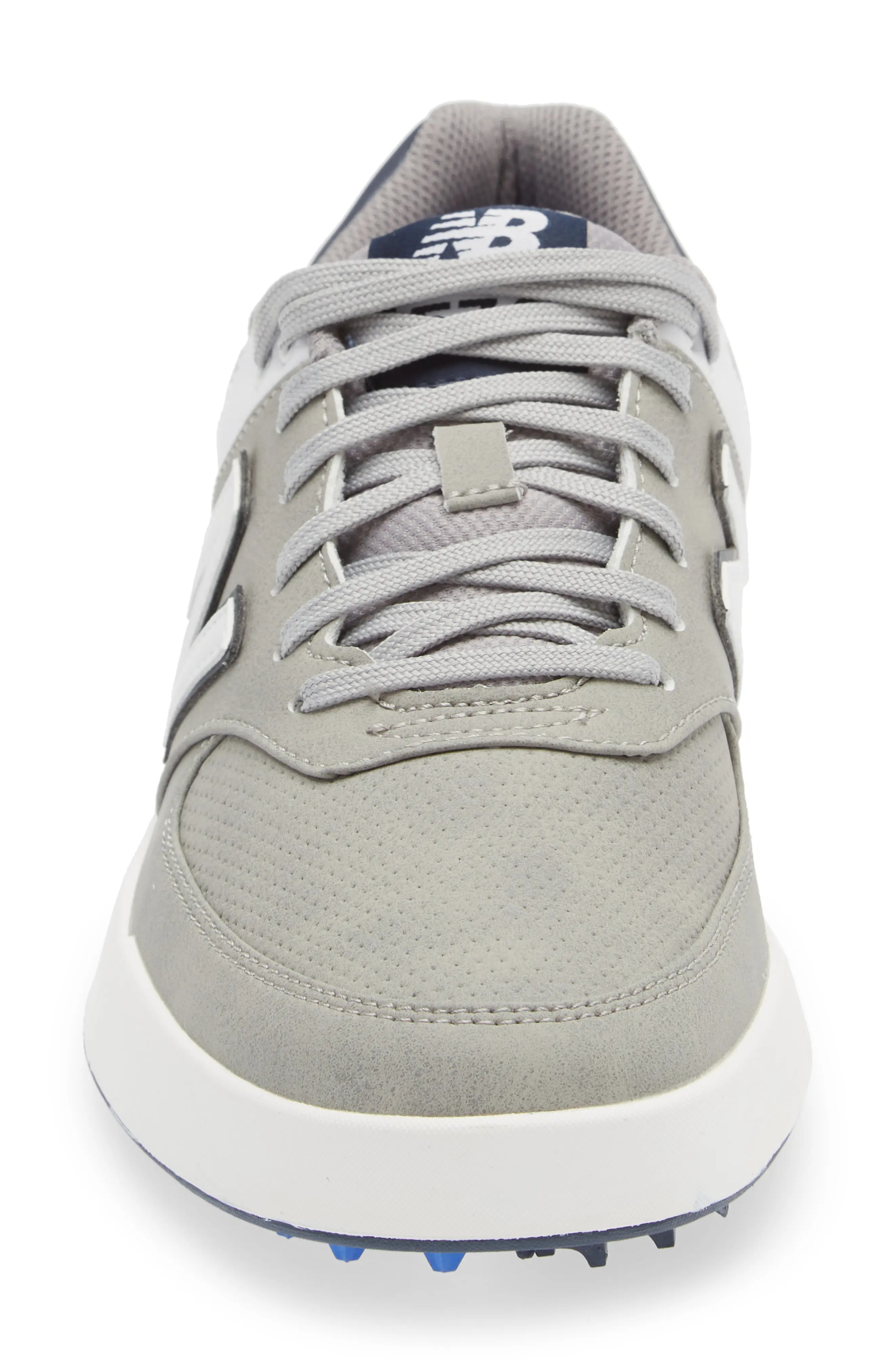 574 Greens Waterproof Golf Shoe in Grey /White - 4