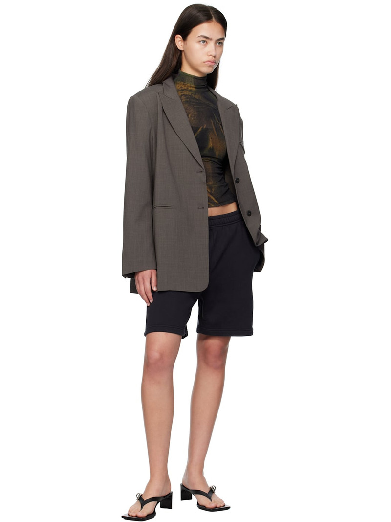 Acne Studios Black Fleece Shorts outlook